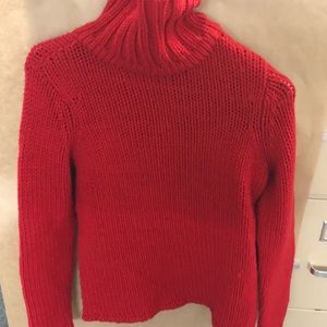 Gap Red chunky turtleneck sweater size S